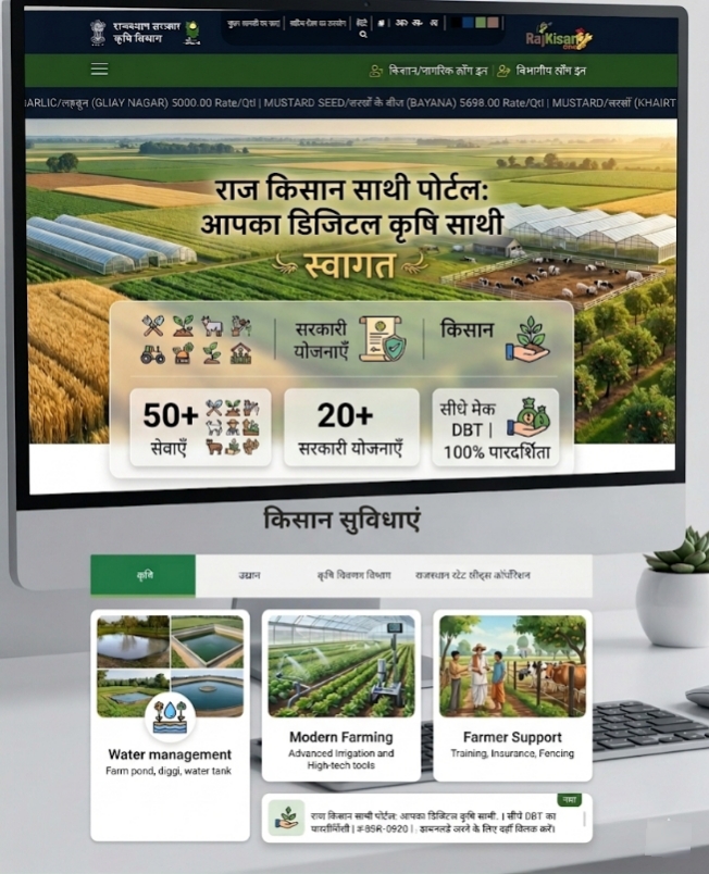 राज किसान साथी पोर्टल