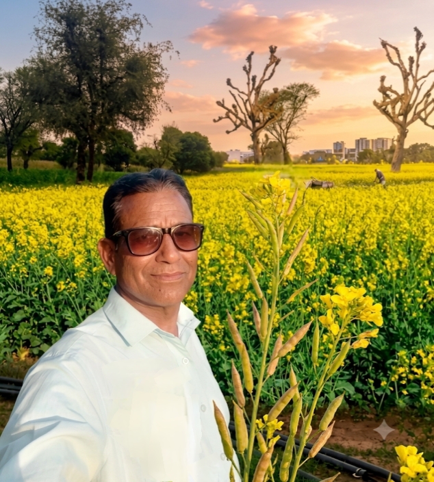 सरसों की खेती में फळीयां पककर पीली होने लग जाये और फुल नहीं रहते है और फली को खोलकर देखने पर सभी दाने अपना रंग भूरा हो जाये और दाना का हरापन है तो कटाई जब तक रंग नहीं करनी है सम्पूर्ण फळीयों के दानों का रंग भूरा-लाल  हो जाये
अन्यथा पैदावार पर विपरित असर होता है अध पक्का दाना थ्रेसिंग में फुटकर चुरा बन कर चारा में चला जाता है औसतन उत्पादन पर असर पड़ता है